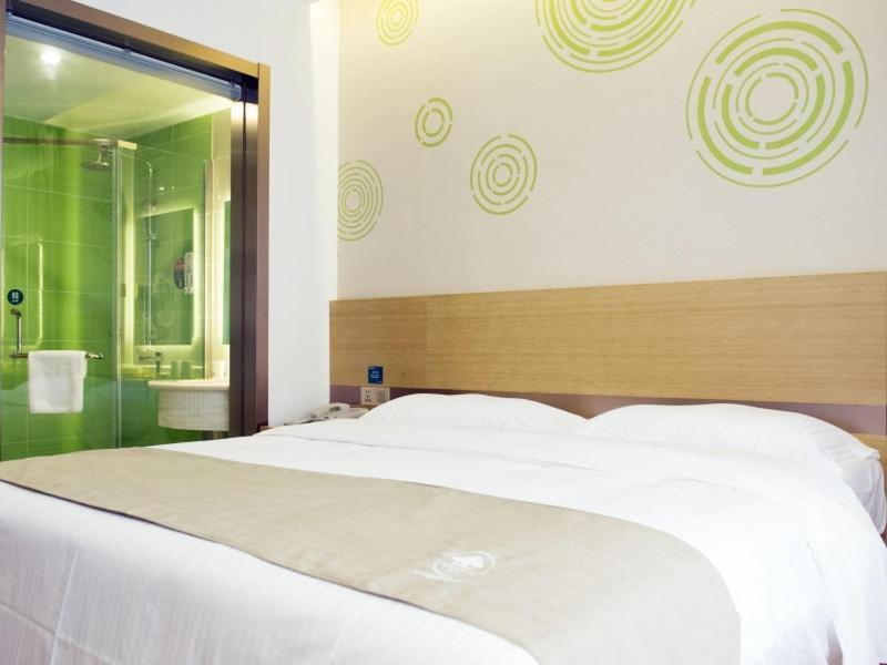 GreenTree Inn Nantong Qidong Lvsi Harbour Express Hotel Buitenkant foto