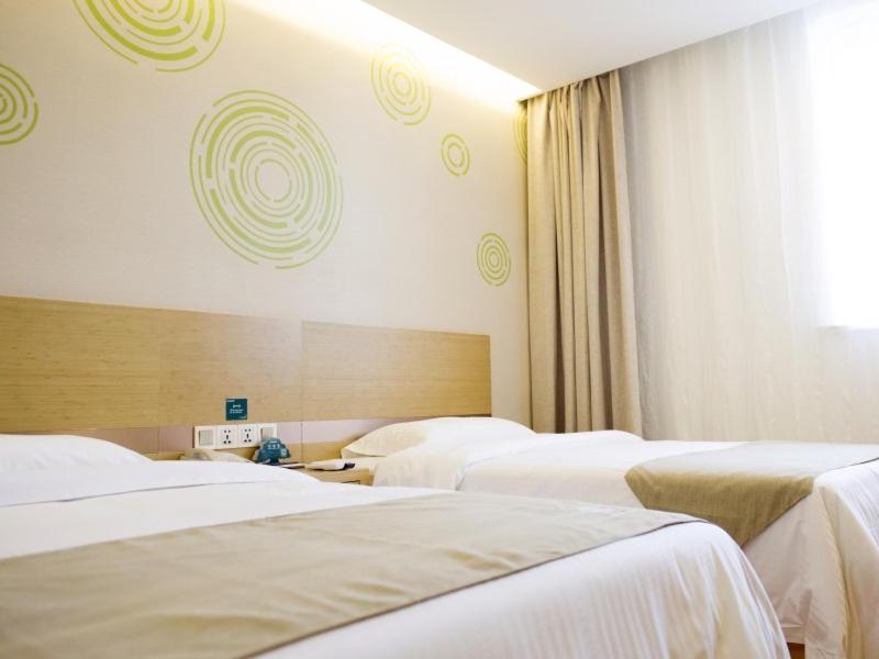 GreenTree Inn Nantong Qidong Lvsi Harbour Express Hotel Buitenkant foto