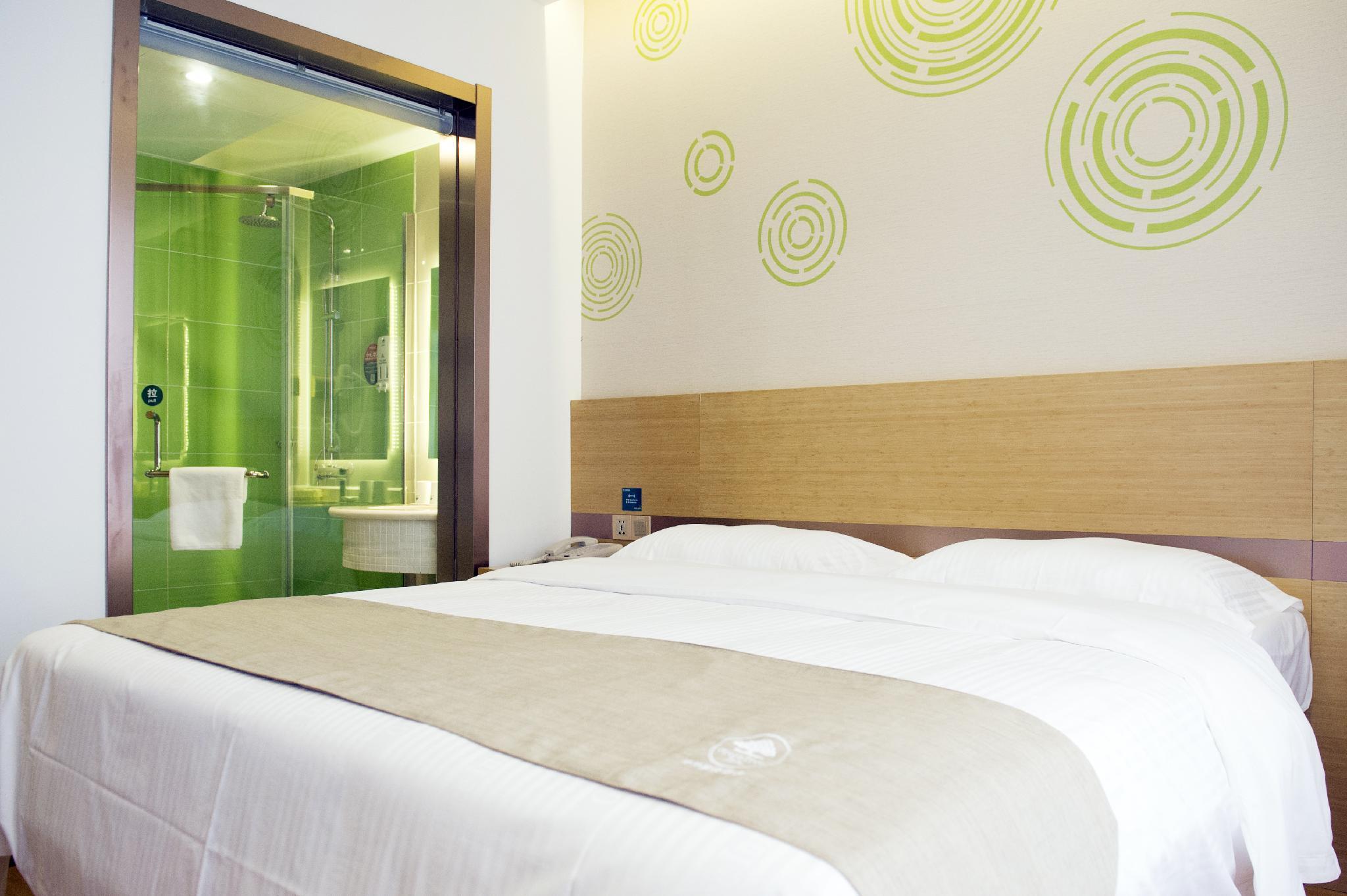 GreenTree Inn Nantong Qidong Lvsi Harbour Express Hotel Buitenkant foto