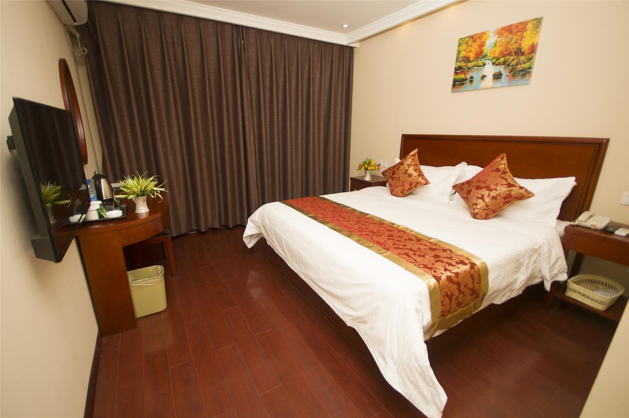 GreenTree Inn Nantong Qidong Lvsi Harbour Express Hotel Buitenkant foto