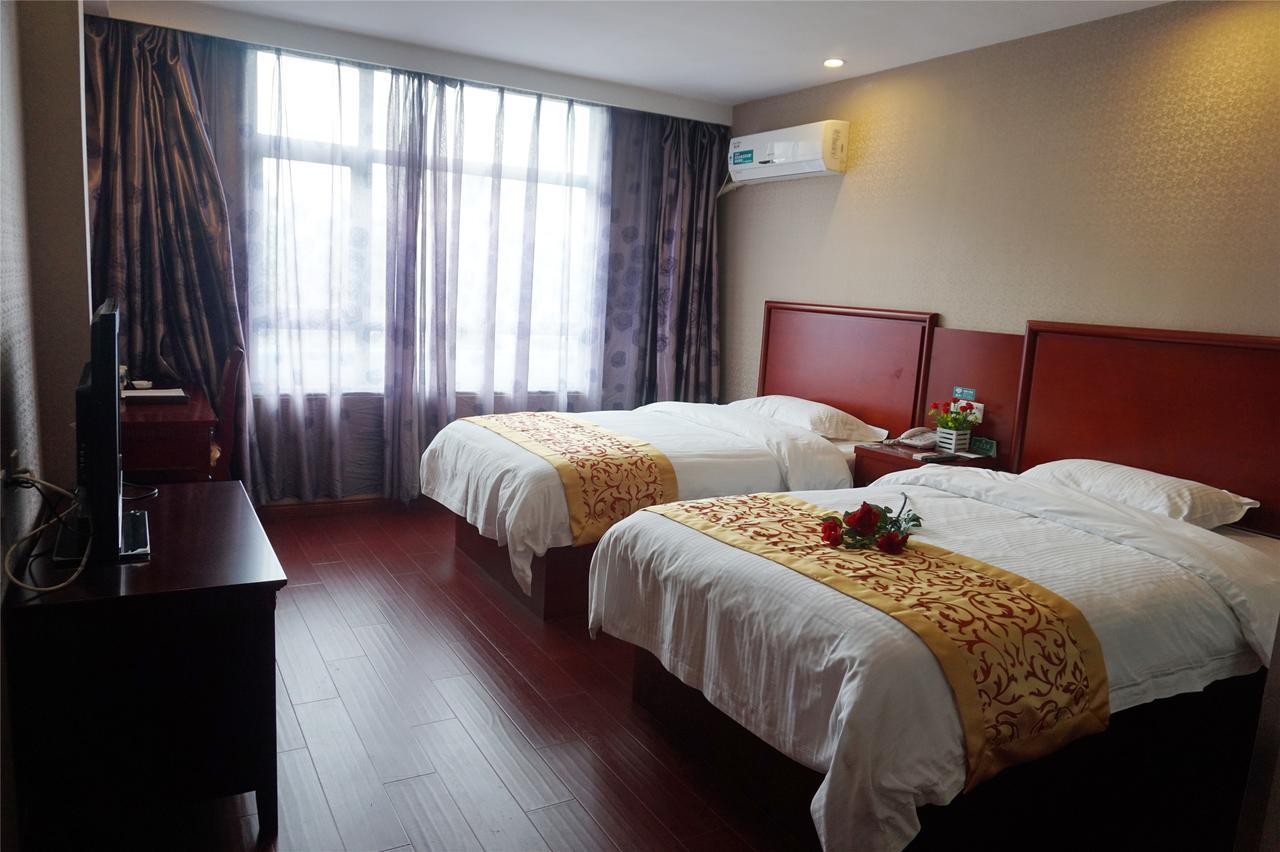 GreenTree Inn Nantong Qidong Lvsi Harbour Express Hotel Buitenkant foto