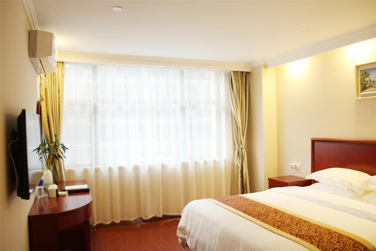GreenTree Inn Nantong Qidong Lvsi Harbour Express Hotel Buitenkant foto