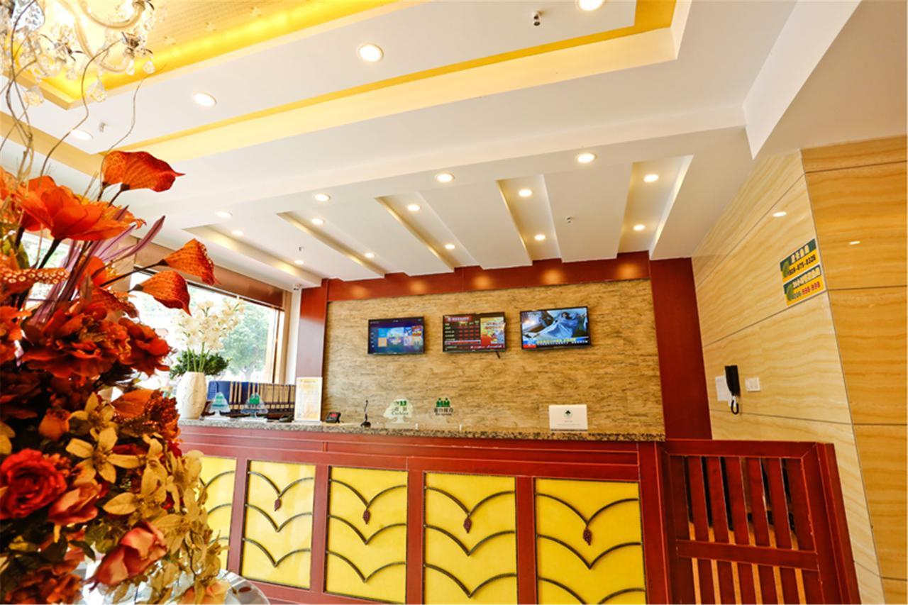 GreenTree Inn Nantong Qidong Lvsi Harbour Express Hotel Buitenkant foto