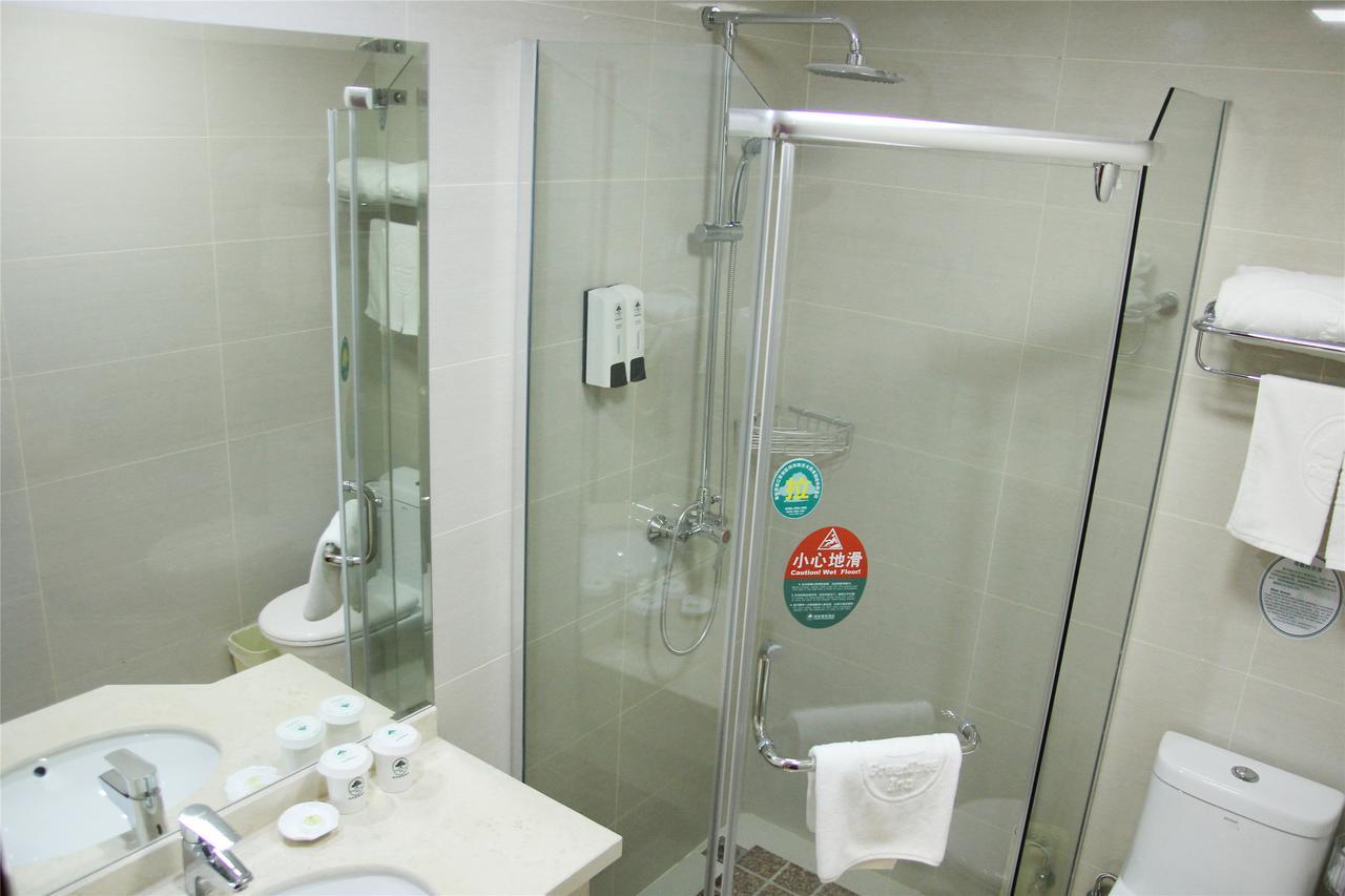 GreenTree Inn Nantong Qidong Lvsi Harbour Express Hotel Buitenkant foto