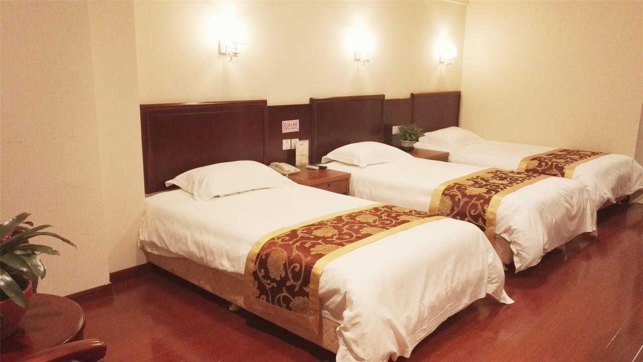 GreenTree Inn Nantong Qidong Lvsi Harbour Express Hotel Buitenkant foto