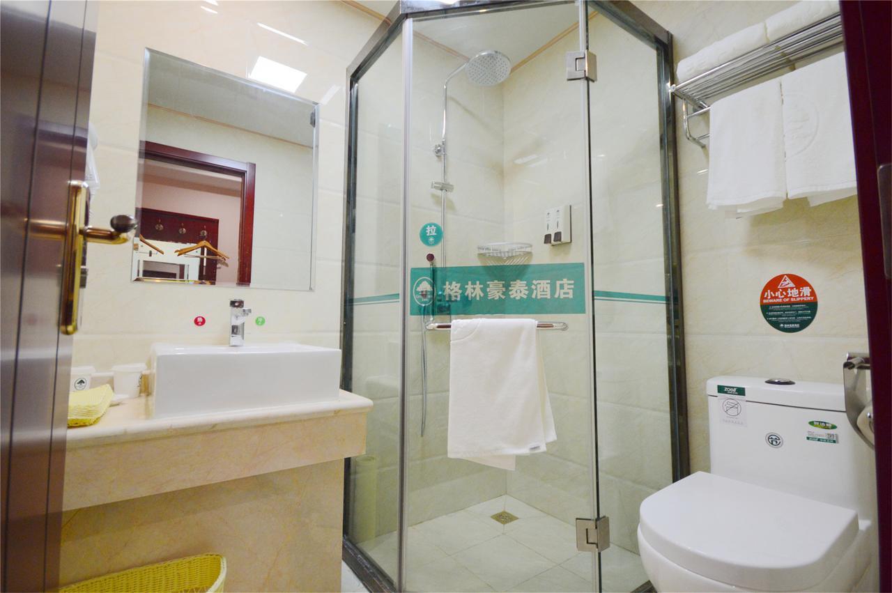 GreenTree Inn Nantong Qidong Lvsi Harbour Express Hotel Buitenkant foto