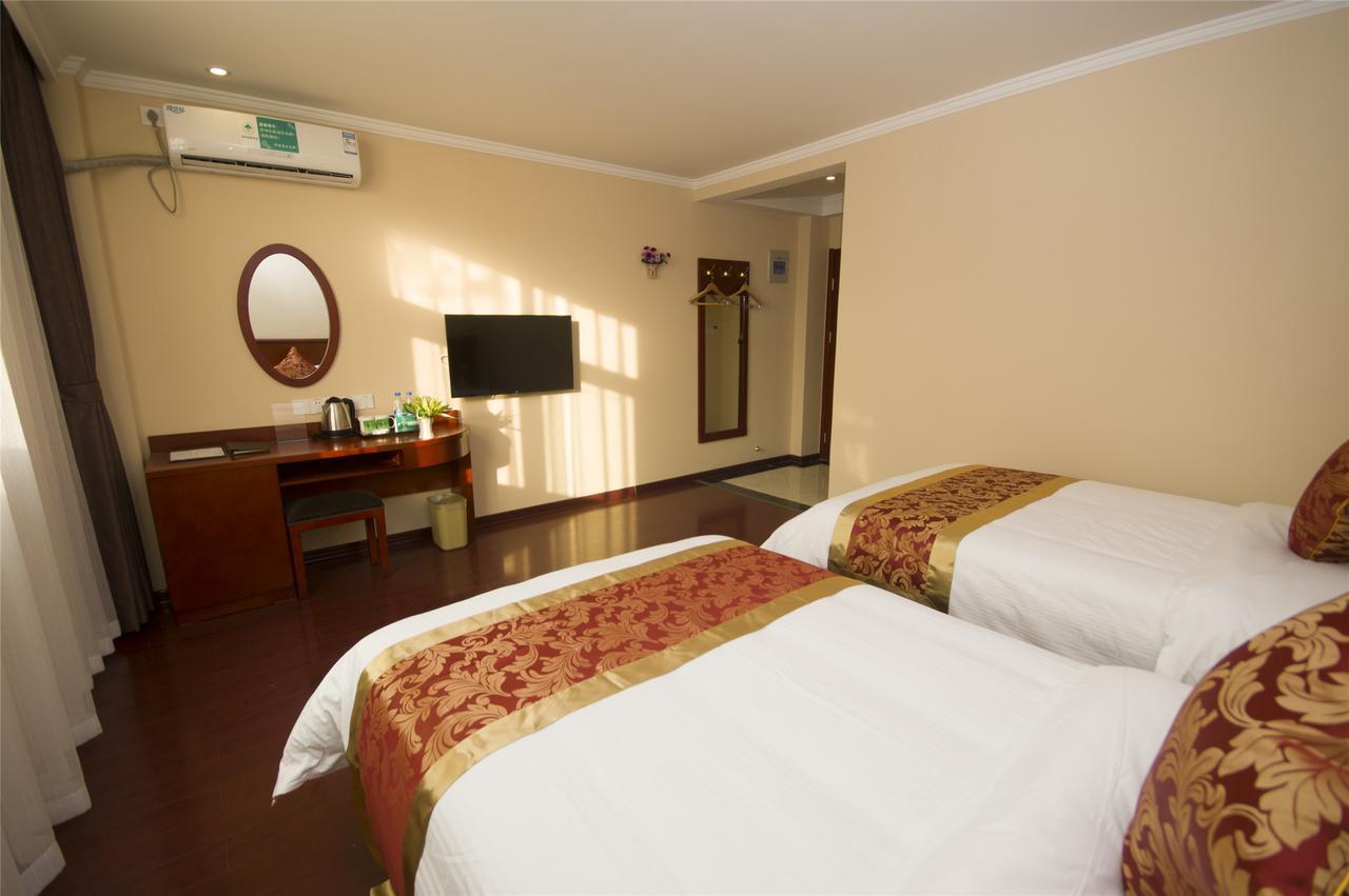 GreenTree Inn Nantong Qidong Lvsi Harbour Express Hotel Buitenkant foto