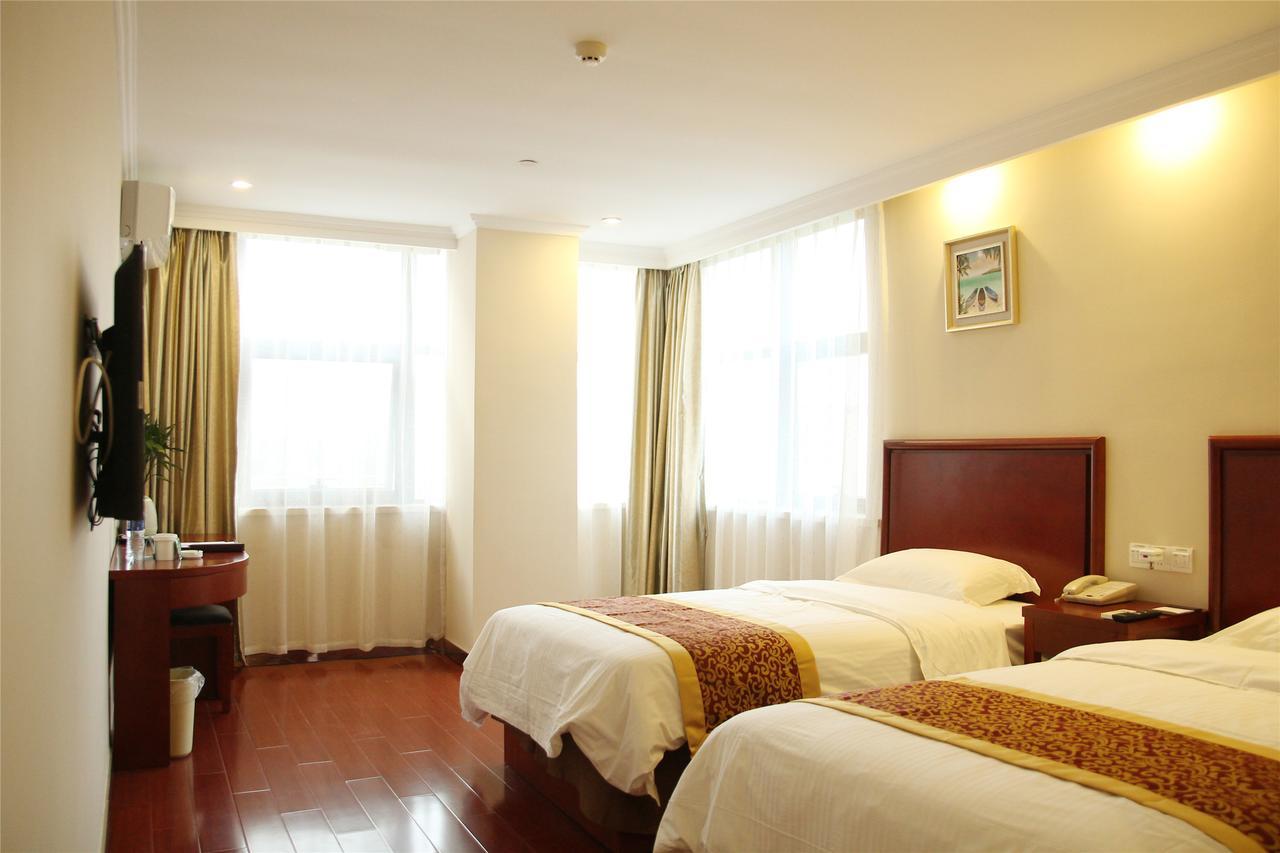 GreenTree Inn Nantong Qidong Lvsi Harbour Express Hotel Buitenkant foto
